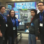 Jennifer Perritt, from left, Myrna Garcia, Debbie Vaglienty and Van Nguyen.