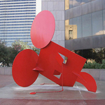 "Geometric Mouse, Scale X - Red," created by Claes Oldenburg in 1971.